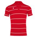 Flamenco Polo RED/WHT S Poloskjorte til herre