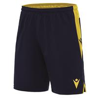 Tempel Match Day Short NAV/YEL M Teknisk kampshorts - Unisex