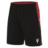 Tempel Match Day Short BLK/RED M Teknisk kampshorts - Unisex