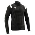 Purus 1/4 Zip Top BLK/WHT XXS Teknisk treningsgenser - Unisex