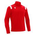 Gange 1/4 Zip Top RED/WHT XXL Teknisk treningsgenser - Unisex