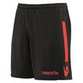 Elbe Short BLK/RED M Teknisk trenings-og kampshorts - Unisex