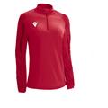 Dora Womens 1/4 Zip Top  RED XL Teknisk treningsgenser til dame