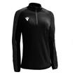 Dora Womens 1/4 Zip Top  BLK 3XL Teknisk treningsgenser til dame