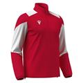 Cuzco Training 1/4 Zip Top RED/WHT L Teknisk treningsgenser - Unisex